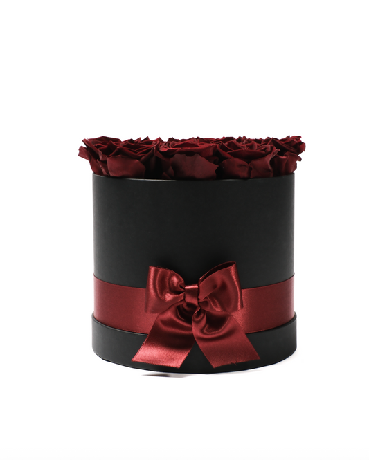 Hat Box - Burgundy