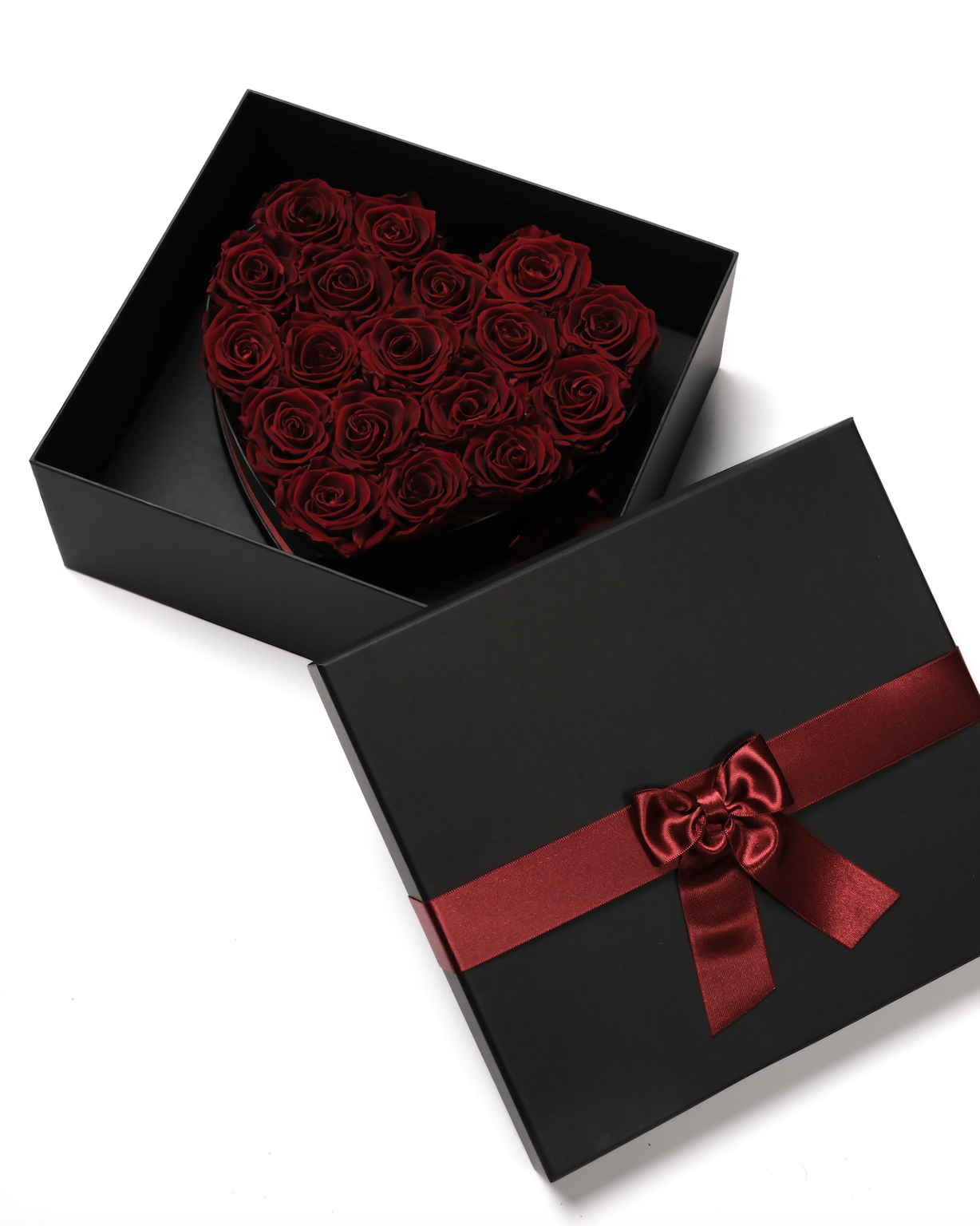 Heart Box - Burgundy