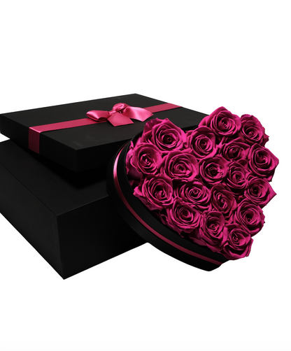 Heart Box - Hot Pink
